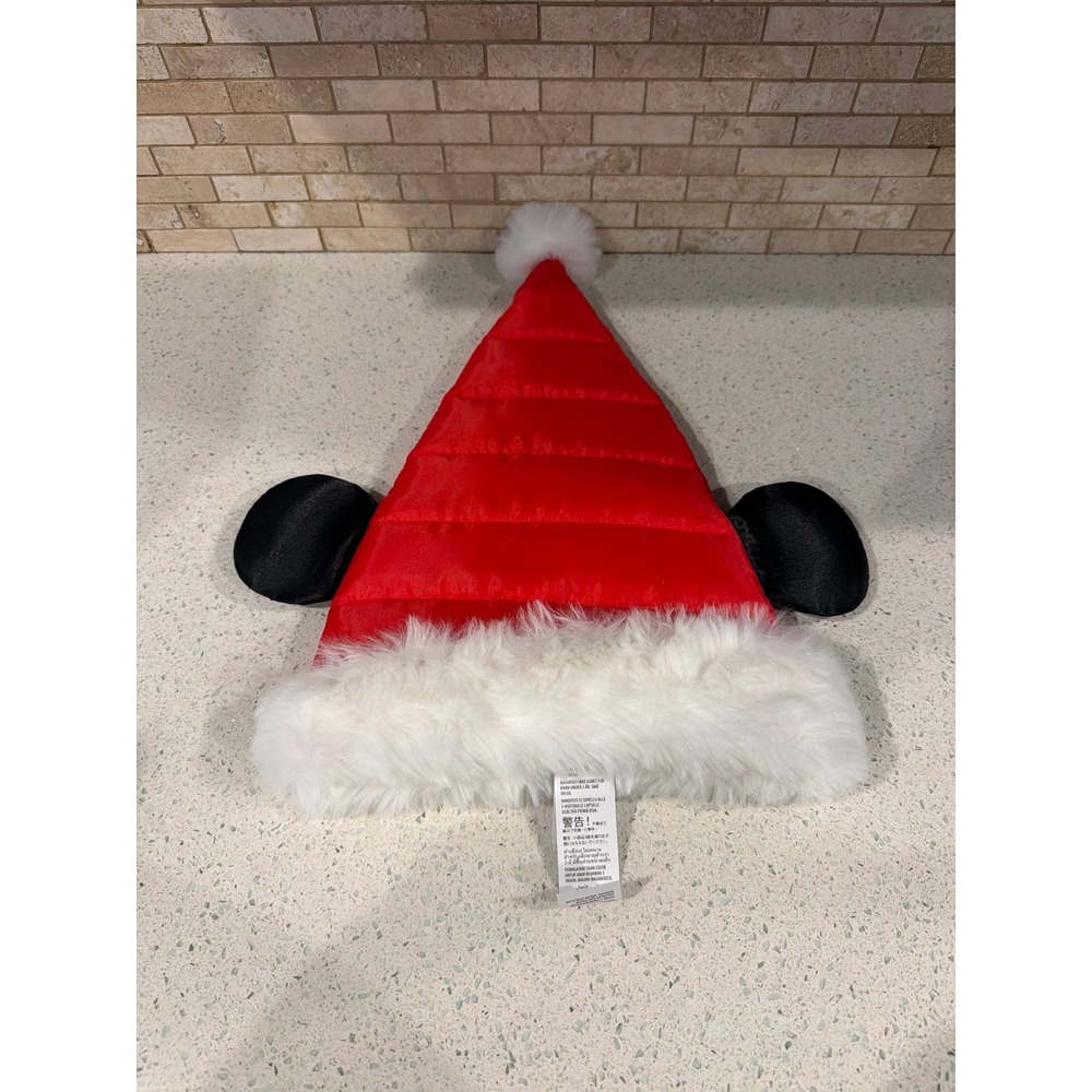 Disney Mickey‎ Santa Hat NWT